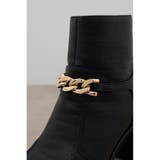 メタルチェーンショートブーツ | AZUL BY MOUSSY | 詳細画像6 