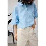 L/BLU1 | ショートオーバーシャツ | AZUL BY MOUSSY