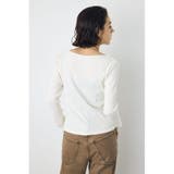 アシンメトリーフェイクレイヤードトップス | AZUL BY MOUSSY | 詳細画像3