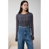サスツキデニムワイドパンツ | AZUL BY MOUSSY | 詳細画像18 