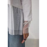 アソートレイヤードペプラムトップス | AZUL BY MOUSSY | 詳細画像10