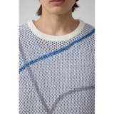 ライン柄クルーネック半袖ニット | AZUL BY MOUSSY | 詳細画像8