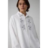 グラデーション刺繍長袖シャツ | AZUL BY MOUSSY | 詳細画像1 