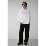 グラデーション刺繍長袖シャツ | AZUL BY MOUSSY | 詳細画像3 