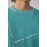 ブランケットステッチリラックスニット | AZUL BY MOUSSY | 詳細画像17