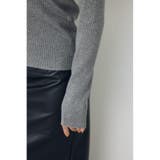格上げ ヘンリーネックデザインニットトップス | AZUL BY MOUSSY | 詳細画像32