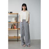 ドロストリングギャザーシャツベスト | AZUL BY MOUSSY | 詳細画像14 