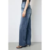 AZUL DENIM センタープレスストレートデニム ショート丈 | AZUL BY MOUSSY | 詳細画像2 