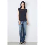 AZUL DENIM センタープレスストレートデニム ショート丈 | AZUL BY MOUSSY | 詳細画像4 
