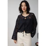 メッシュパターンカーディガン | AZUL BY MOUSSY | 詳細画像12