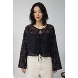 メッシュパターンカーディガン | AZUL BY MOUSSY | 詳細画像14