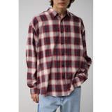 柄RED5 | オンブレーチェックシャツ | AZUL BY MOUSSY