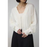 IVOY3 | チュールドッキングニットカーディガン | AZUL BY MOUSSY