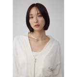 チュールドッキングニットカーディガン | AZUL BY MOUSSY | 詳細画像1 