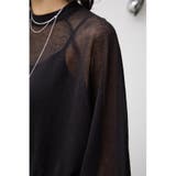 ボリュームスリーブシアーニット | AZUL BY MOUSSY | 詳細画像22