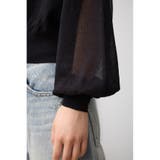 ボリュームスリーブシアーニット | AZUL BY MOUSSY | 詳細画像23