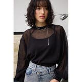 ボリュームスリーブシアーニット | AZUL BY MOUSSY | 詳細画像16