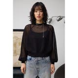 ボリュームスリーブシアーニット | AZUL BY MOUSSY | 詳細画像18