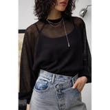 BLK | ボリュームスリーブシアーニット | AZUL BY MOUSSY