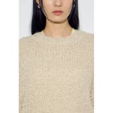 カールヤーンクルーネックニット | AZUL BY MOUSSY | 詳細画像8 