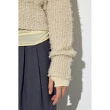 カールヤーンクルーネックニット | AZUL BY MOUSSY | 詳細画像10 