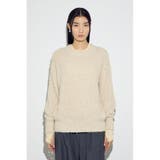 カールヤーンクルーネックニット | AZUL BY MOUSSY | 詳細画像12 