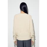 カールヤーンクルーネックニット | AZUL BY MOUSSY | 詳細画像13 