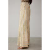 CONTRAST BORDER WIDE PANTS | AZUL BY MOUSSY | 詳細画像6