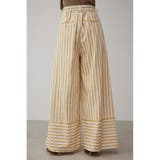 CONTRAST BORDER WIDE PANTS | AZUL BY MOUSSY | 詳細画像7