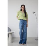 AZUL DENIM スウィッチングバイカラーデニム | AZUL BY MOUSSY | 詳細画像16 
