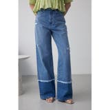 BLU | AZUL DENIM スウィッチングバイカラーデニム | AZUL BY MOUSSY