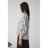 ギャザースリーブカットトップス | AZUL BY MOUSSY | 詳細画像34