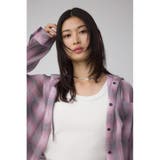 シアーチェックフードシャツ | AZUL BY MOUSSY | 詳細画像32 