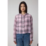 シアーチェックフードシャツ | AZUL BY MOUSSY | 詳細画像35 