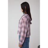 シアーチェックフードシャツ | AZUL BY MOUSSY | 詳細画像36 