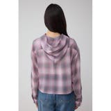 シアーチェックフードシャツ | AZUL BY MOUSSY | 詳細画像37 