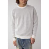 O/WHT1 | ハニカムクルーネックニット | AZUL BY MOUSSY
