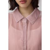 シアーコーデュロイ袖スリットボタンシャツ | AZUL BY MOUSSY | 詳細画像21 