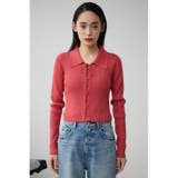 レースアップポロカラーニット | AZUL BY MOUSSY | 詳細画像37