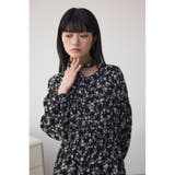 シアーチェックフラワー柄ワンピース | AZUL BY MOUSSY | 詳細画像15 