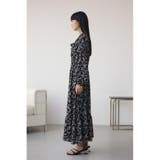 シアーチェックフラワー柄ワンピース | AZUL BY MOUSSY | 詳細画像19