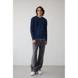 ワッフルフェイクレイヤード長袖トップス | AZUL BY MOUSSY | 詳細画像28