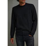 ハニカムベーシッククルーネックニット | AZUL BY MOUSSY | 詳細画像11 