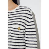 クルーネックツイードライクニットジャケット | AZUL BY MOUSSY | 詳細画像23 