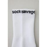 ロゴジャガードミドルソックス | AZUL BY MOUSSY | 詳細画像2 