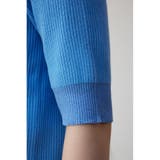 シアー切替5分袖リブニットトップス | AZUL BY MOUSSY | 詳細画像19