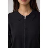 Wジップポロカラーニットカーディガン | AZUL BY MOUSSY | 詳細画像18 