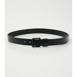 BLK | AZUL LOGO LEATHER BELT | AZUL BY MOUSSY