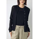 シアーリブ長袖ニットカーディガン | AZUL BY MOUSSY | 詳細画像11