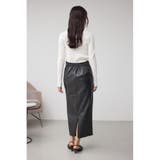 フェイクスエード/フェイクレザータイトスカート | AZUL BY MOUSSY | 詳細画像28 